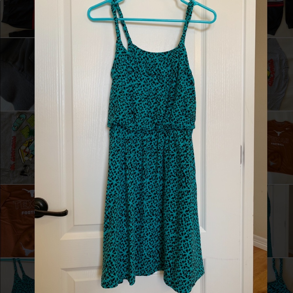 Teal / Black Dress by Ann Taylor Loft